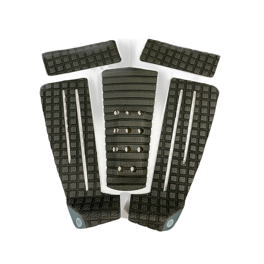 5 Piece Tail Traction Pad | Black/Clover | Hanalei Fins
