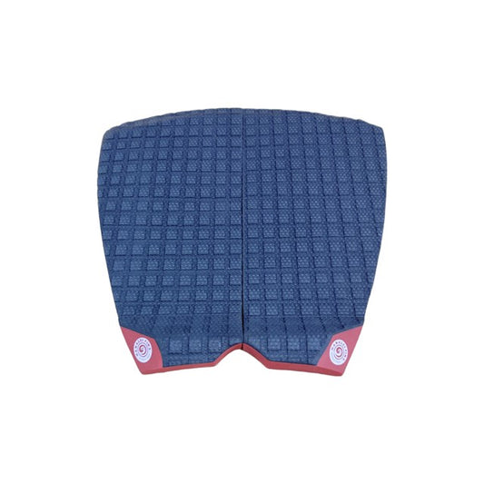 2 Piece Tail Traction Pad "Fast and Flat" | Black/Red | Hanalei Fins