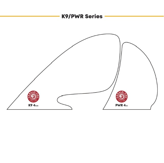 Hanalei Fins CNC K9/PWR Quad Set | Futures style Base