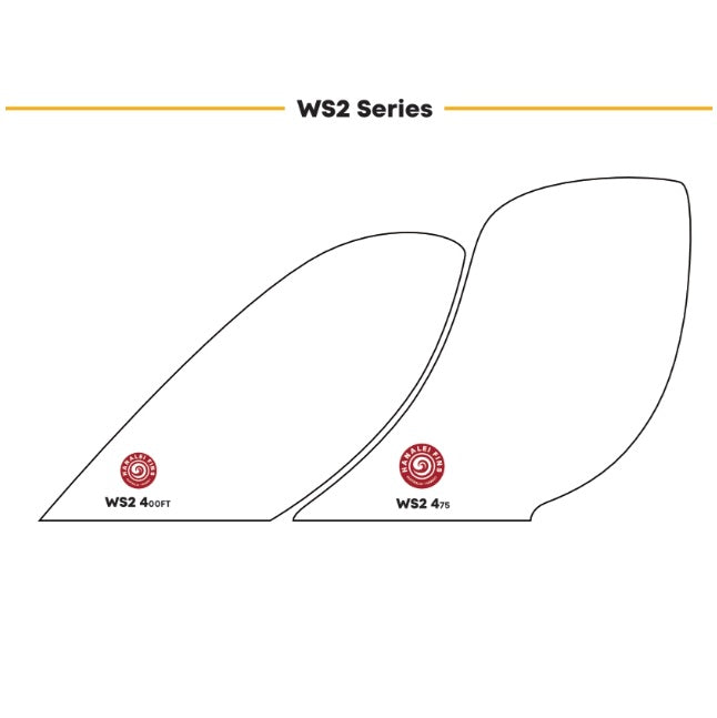 Hanalei Fins CNC WS2 Quad Set | Gearbox Base