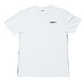 White t-shirt with a Hanalei brand logo on the chest area against a white background