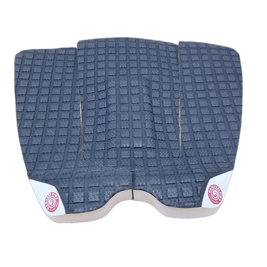 3 Piece Tail Traction Pad | Black/White | Hanalei Fins